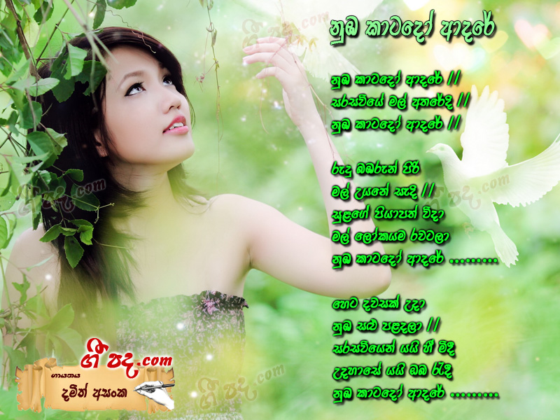 Download Nuba Katado Adare Damith Asanka lyrics
