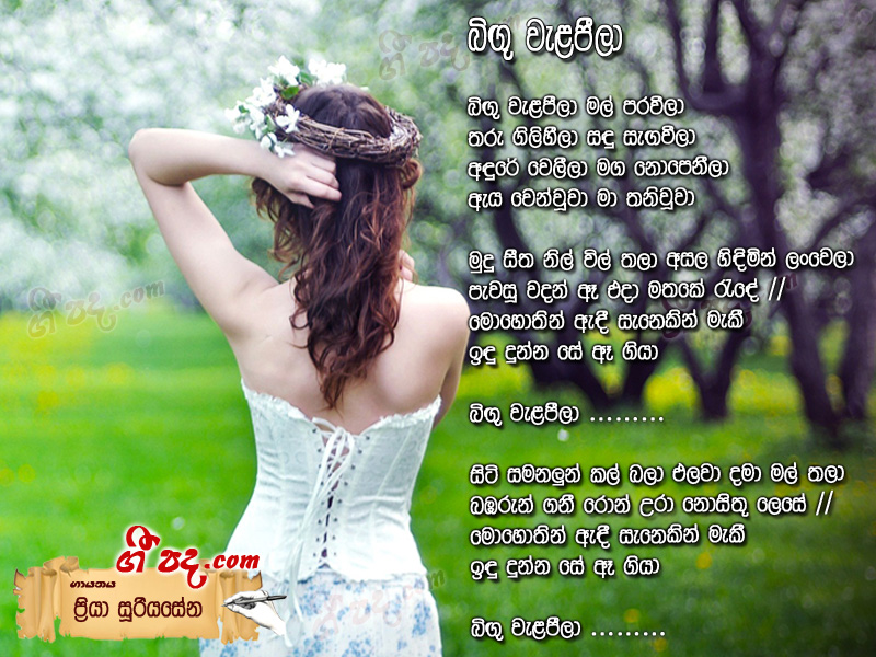 Download Bingu Welapeela Priya Sooriyasena lyrics