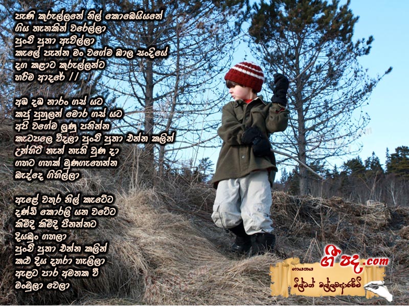 Download Pani Kurullane Milton Mallawarachchi lyrics