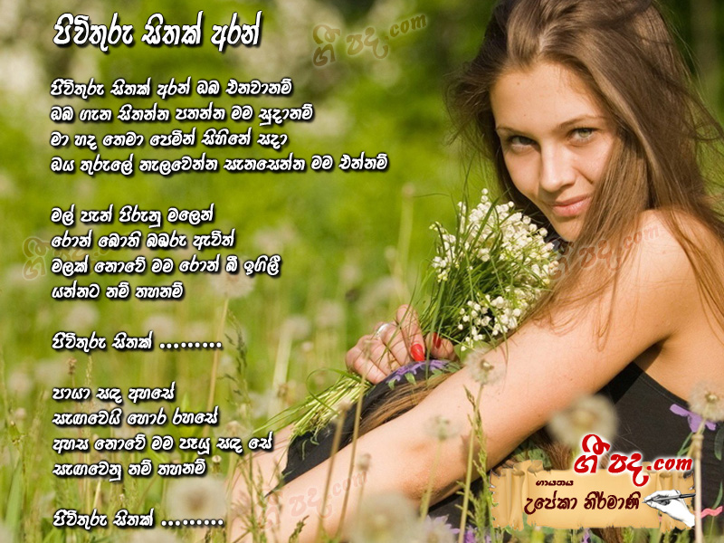 Download Pivithuru Sithak Aran Upeka Nirmani lyrics