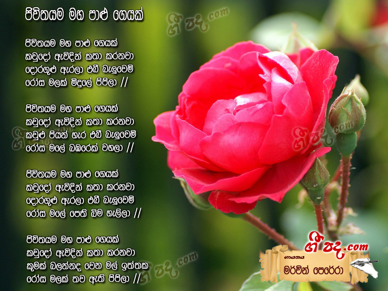 Download Jeevithayama Maha Palu Mervin Perera lyrics