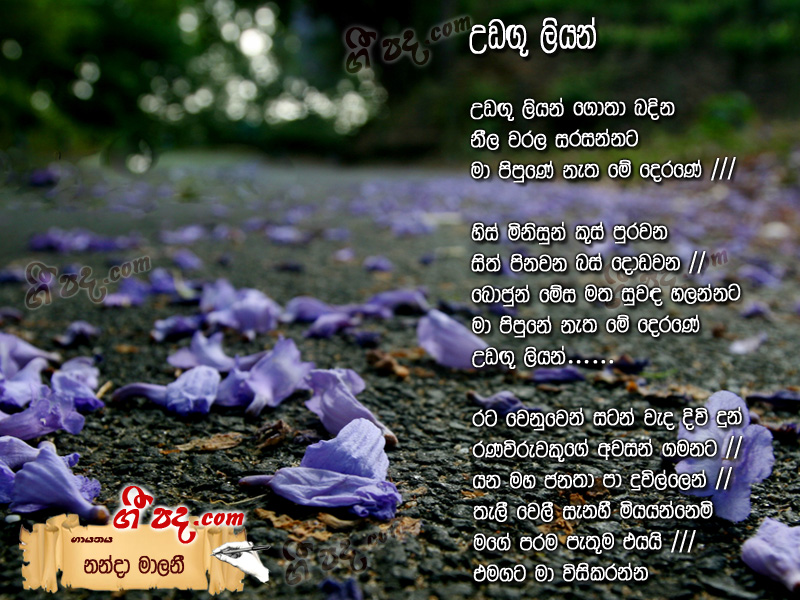 Download Udagu Liyan Nanda Malani lyrics